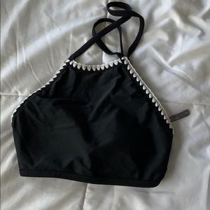 High neck Swim top